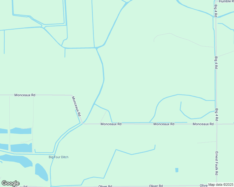 map of restaurants, bars, coffee shops, grocery stores, and more near Monceaux Road in Gueydan