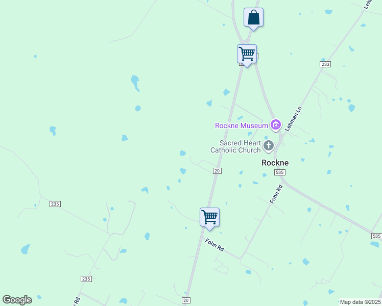 map of restaurants, bars, coffee shops, grocery stores, and more near 1884 Farm to Market 20 in Red Rock
