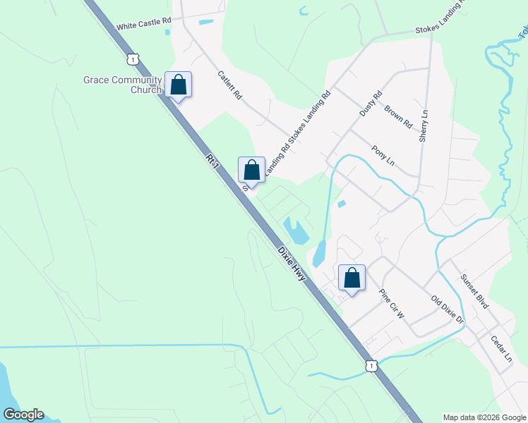 map of restaurants, bars, coffee shops, grocery stores, and more near 125 Stokes Landing Road in St. Augustine