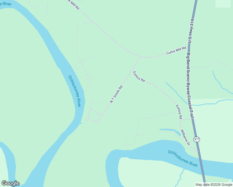 map of restaurants, bars, coffee shops, grocery stores, and more near 48-188 North T Smith Road in Sopchoppy