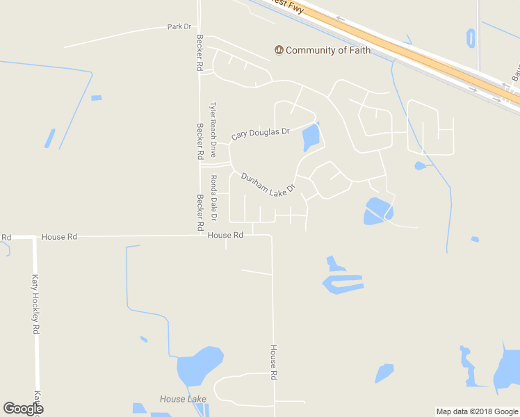 map of restaurants, bars, coffee shops, grocery stores, and more near David Hill Lane in Cypress