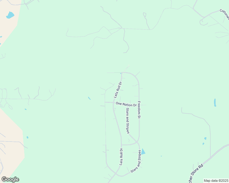 map of restaurants, bars, coffee shops, grocery stores, and more near 511 Lets Roll Drive in Fischer