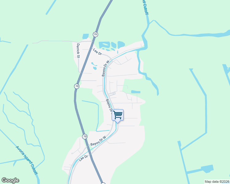 map of restaurants, bars, coffee shops, grocery stores, and more near 101 Edith Street in Pierre Part