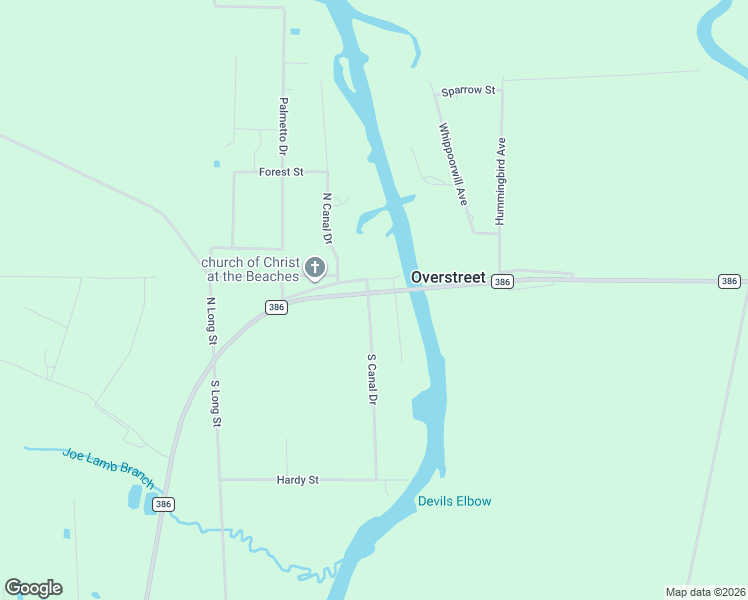map of restaurants, bars, coffee shops, grocery stores, and more near 723 South Canal Drive in Port Saint Joe