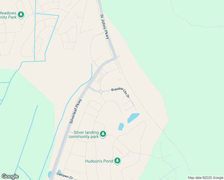 map of restaurants, bars, coffee shops, grocery stores, and more near 287 Brandon Lake Drive in St. Augustine