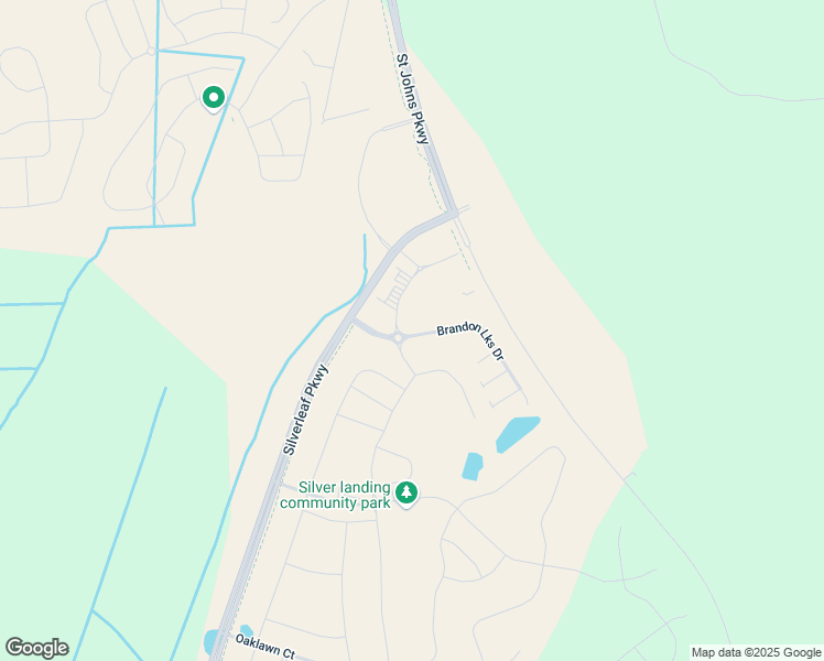map of restaurants, bars, coffee shops, grocery stores, and more near Silverleaf Parkway in St. Augustine