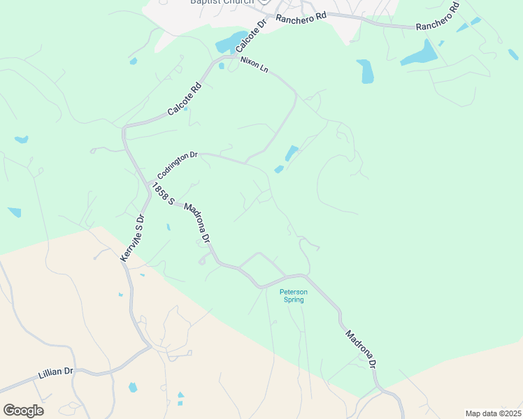 map of restaurants, bars, coffee shops, grocery stores, and more near 101 Twin Springs Drive in Kerrville