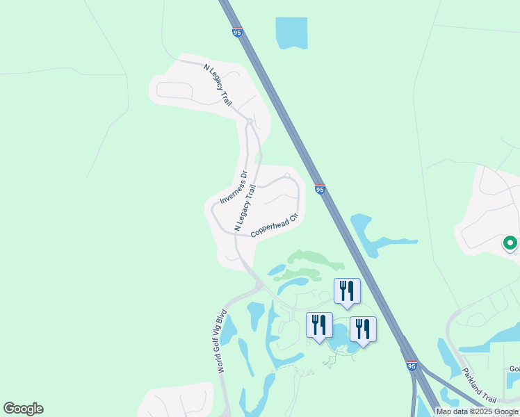 map of restaurants, bars, coffee shops, grocery stores, and more near 963 Hazeltine Court in St. Augustine