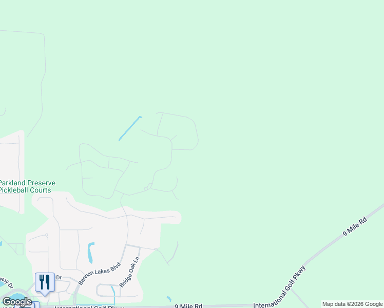 map of restaurants, bars, coffee shops, grocery stores, and more near 266 Orchard Lane in St. Augustine