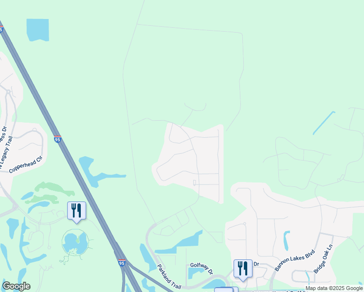 map of restaurants, bars, coffee shops, grocery stores, and more near Unnamed Road in St. Augustine