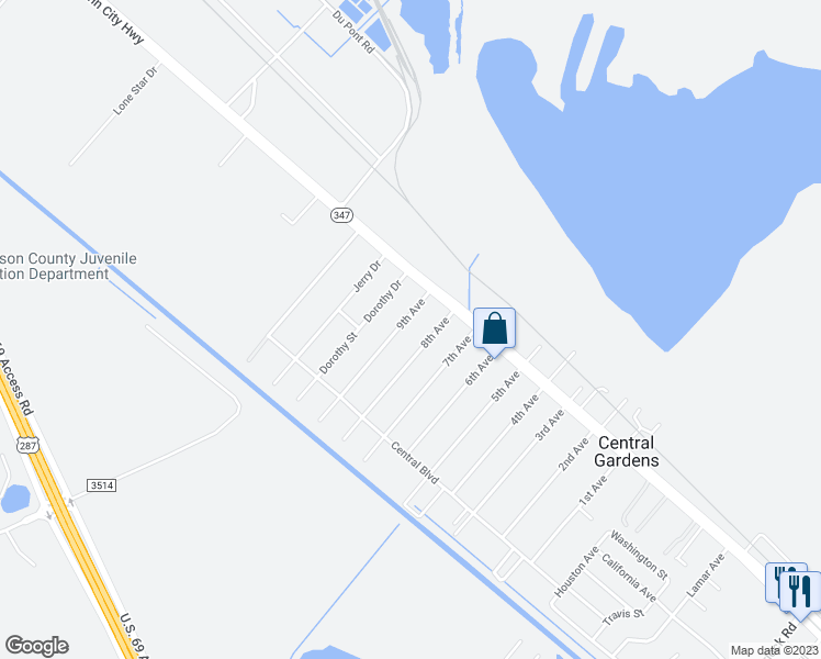map of restaurants, bars, coffee shops, grocery stores, and more near 113 9th Avenue in Nederland
