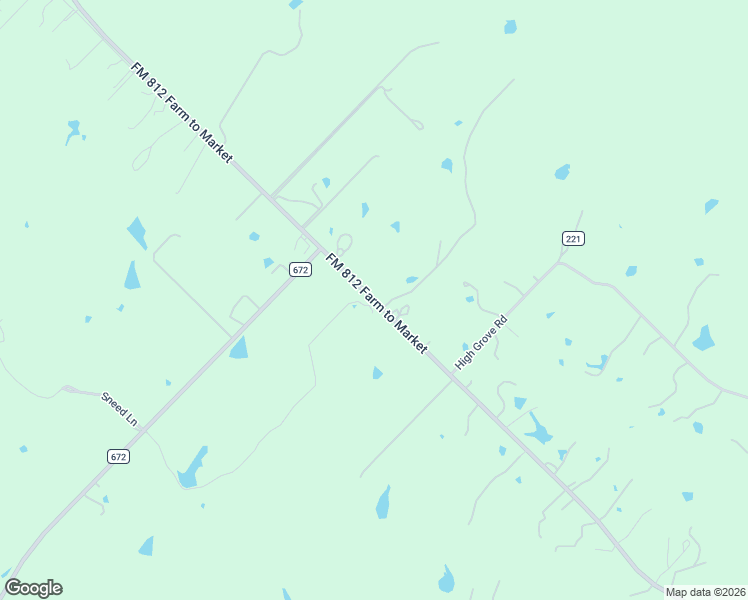 map of restaurants, bars, coffee shops, grocery stores, and more near 827 Farm to Market 812 in Red Rock