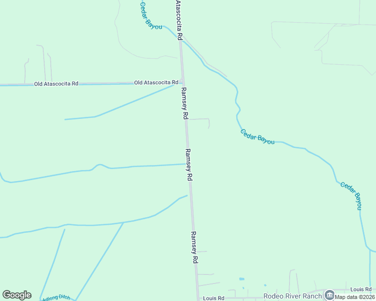 map of restaurants, bars, coffee shops, grocery stores, and more near 21305 Ramsey Road in Crosby