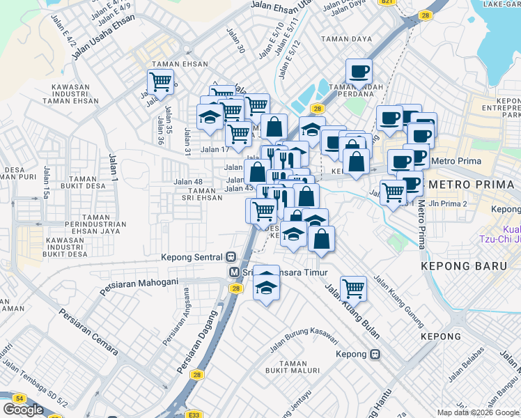 Selayang Kepong Highway Kuala Lumpur Selangor Walk Score