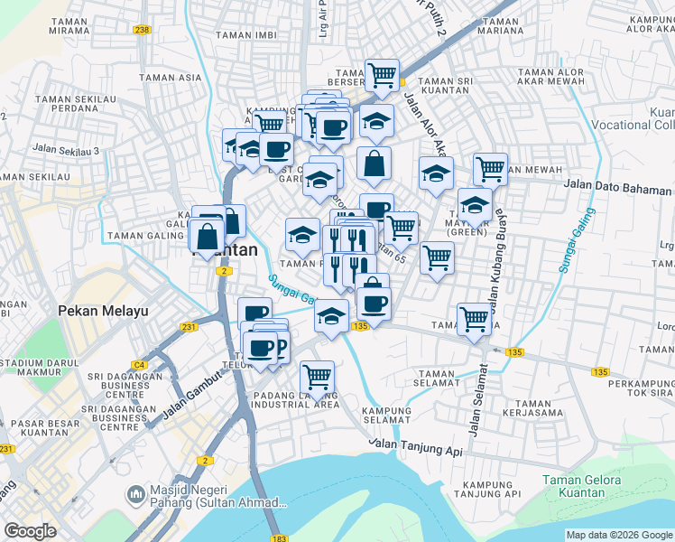 Lorong Seri Kuantan 26 Kuantan Pahang Walk Score