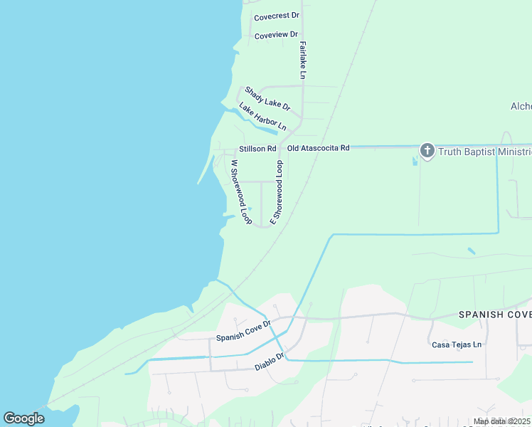 map of restaurants, bars, coffee shops, grocery stores, and more near 22410 Woodlake Road in Huffman