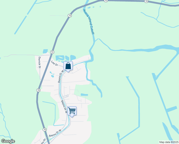 map of restaurants, bars, coffee shops, grocery stores, and more near 130 Grand Coupe Lane in Pierre Part