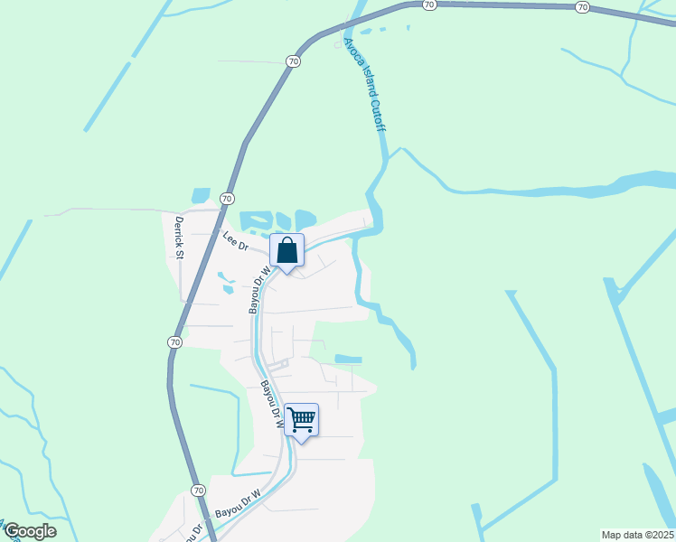 map of restaurants, bars, coffee shops, grocery stores, and more near 130 Grand Coupe Lane in Pierre Part