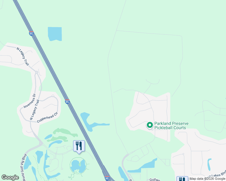 map of restaurants, bars, coffee shops, grocery stores, and more near Unnamed Road in St. Augustine