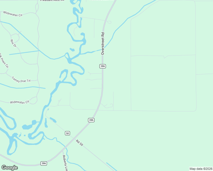 map of restaurants, bars, coffee shops, grocery stores, and more near 9002 County Road 386 in Wewahitchka