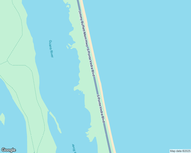 map of restaurants, bars, coffee shops, grocery stores, and more near 2895 South Ponte Vedra Boulevard in Ponte Vedra Beach