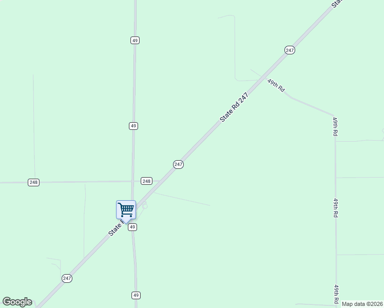 map of restaurants, bars, coffee shops, grocery stores, and more near 24672 Florida 247 in O'Brien