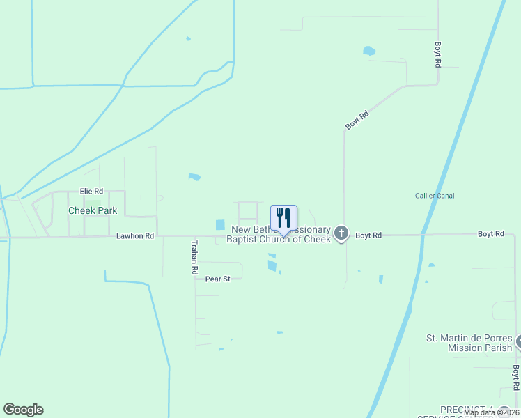 map of restaurants, bars, coffee shops, grocery stores, and more near 5820 Roberts Lane in Beaumont