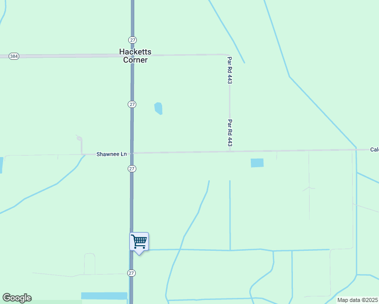map of restaurants, bars, coffee shops, grocery stores, and more near Louisiana 384 in Bell City