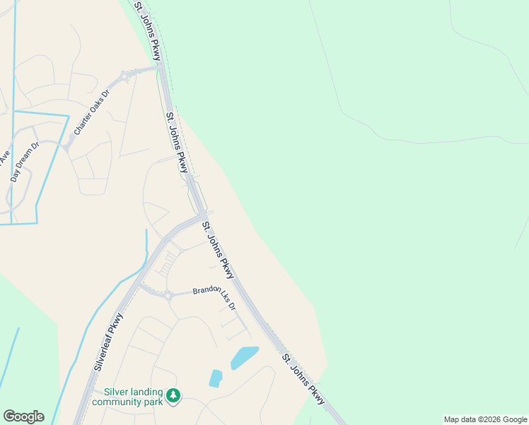 map of restaurants, bars, coffee shops, grocery stores, and more near Silverleaf Parkway in St. Augustine