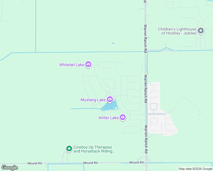 map of restaurants, bars, coffee shops, grocery stores, and more near 16639 Warren Ranch Road in Hockley