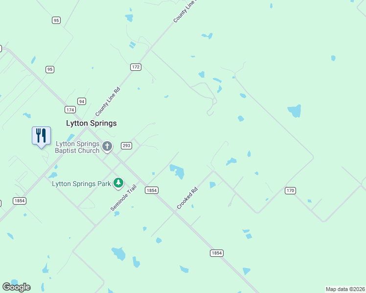map of restaurants, bars, coffee shops, grocery stores, and more near 8388 Farm to Market Road 1854 in Dale