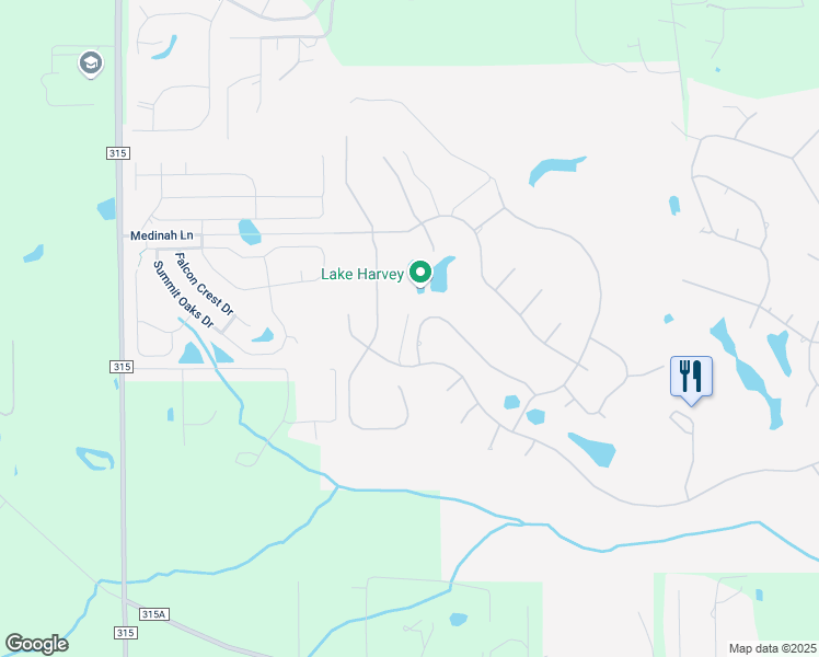 map of restaurants, bars, coffee shops, grocery stores, and more near 1936 Quaker Ridge Drive in Green Cove Springs