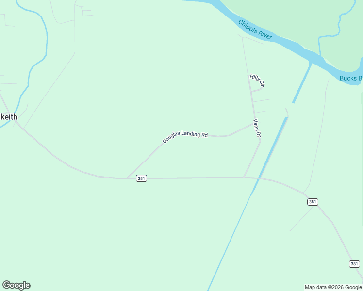 map of restaurants, bars, coffee shops, grocery stores, and more near 433 Douglas Landing Road in Wewahitchka