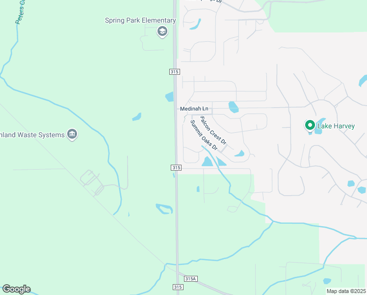 map of restaurants, bars, coffee shops, grocery stores, and more near 2357 Bonnie Lakes Drive in Green Cove Springs