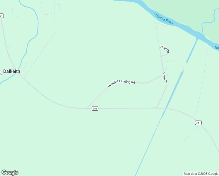 map of restaurants, bars, coffee shops, grocery stores, and more near 433 Douglas Landing Road in Wewahitchka