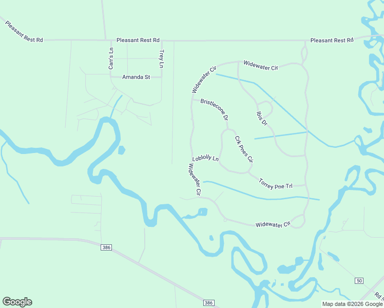 map of restaurants, bars, coffee shops, grocery stores, and more near 505 Widewater Circle in Wewahitchka