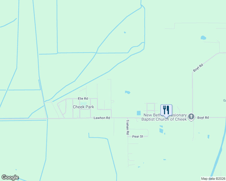 map of restaurants, bars, coffee shops, grocery stores, and more near 5733 Candlelite Drive in Beaumont