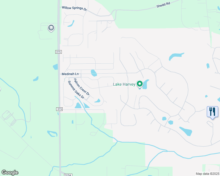 map of restaurants, bars, coffee shops, grocery stores, and more near 3292 Canyon Falls Drive in Green Cove Springs