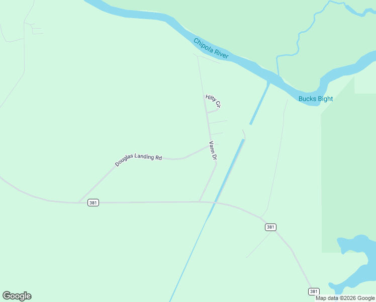 map of restaurants, bars, coffee shops, grocery stores, and more near 877 Douglas Landing Road in Wewahitchka