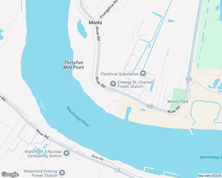 map of restaurants, bars, coffee shops, grocery stores, and more near 938 Louisiana 628 in LaPlace