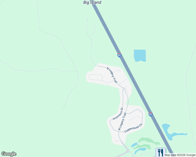 map of restaurants, bars, coffee shops, grocery stores, and more near 1359 Castle Pines Circle in St. Augustine