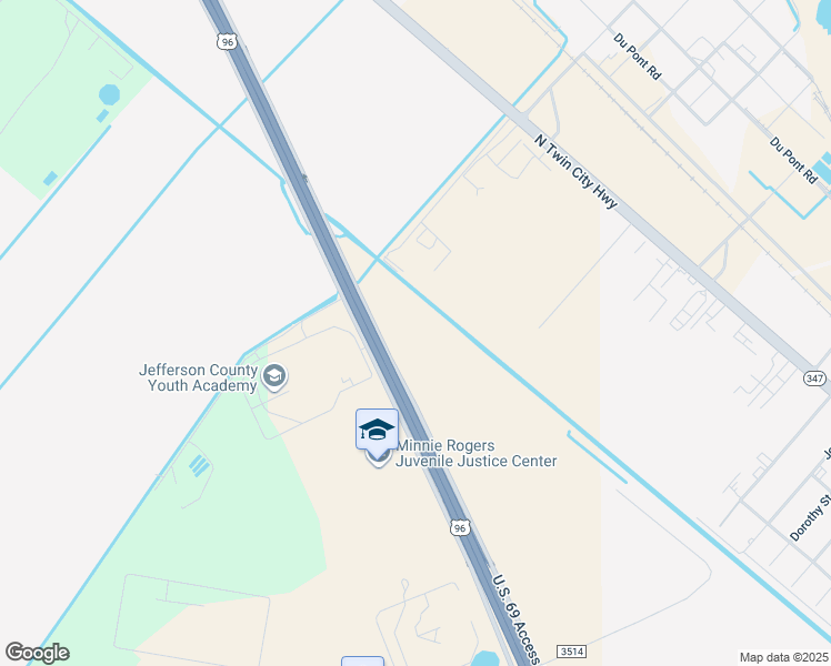 map of restaurants, bars, coffee shops, grocery stores, and more near 5053 U.S. 69 Access Road in Beaumont