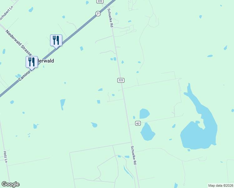 map of restaurants, bars, coffee shops, grocery stores, and more near 4779 Schuelke Road in Niederwald