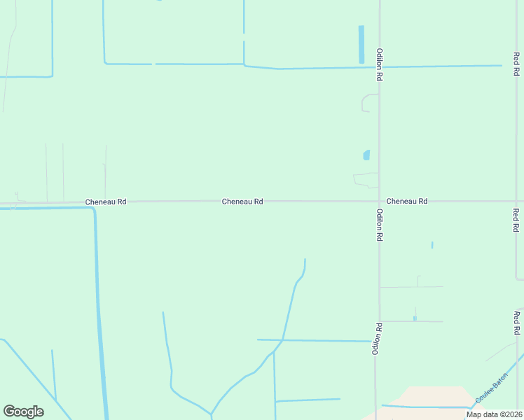 map of restaurants, bars, coffee shops, grocery stores, and more near Cheneau Road in Kaplan