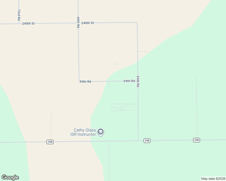 map of restaurants, bars, coffee shops, grocery stores, and more near 24433 69th Road in O'Brien