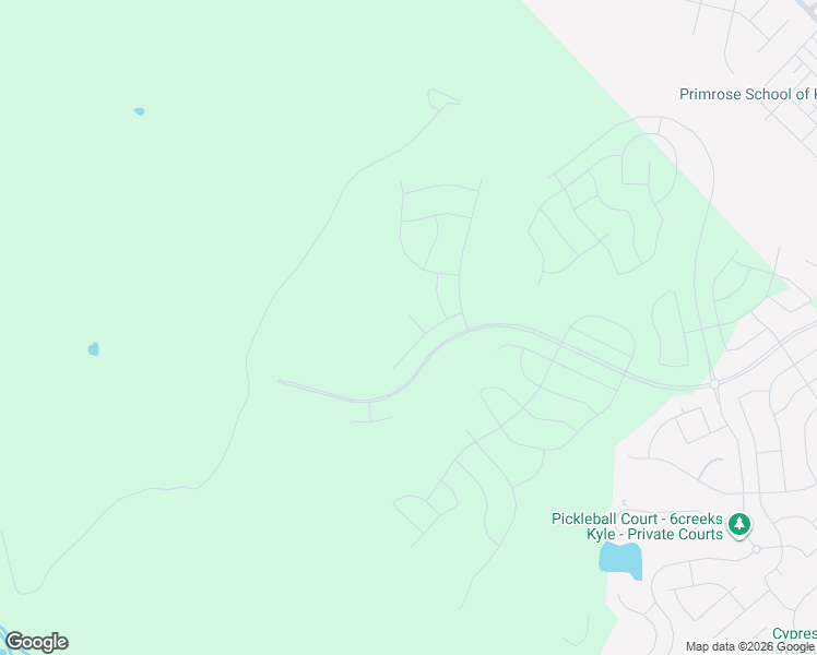 map of restaurants, bars, coffee shops, grocery stores, and more near 125 Clearfork Lane in Kyle