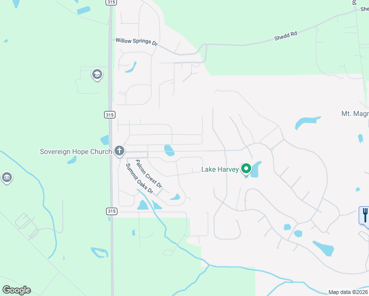 map of restaurants, bars, coffee shops, grocery stores, and more near 3360 Canyon Falls Drive in Green Cove Springs