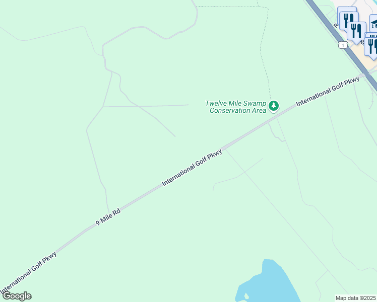 map of restaurants, bars, coffee shops, grocery stores, and more near 352-464 International Golf Parkway in Saint Augustine