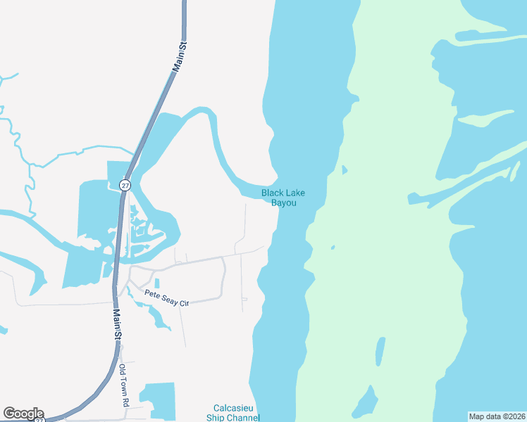 map of restaurants, bars, coffee shops, grocery stores, and more near 154 Sam Breaux Road in Hackberry