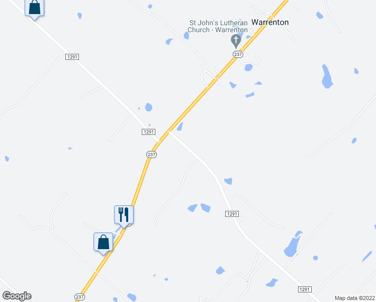 map of restaurants, bars, coffee shops, grocery stores, and more near 248 Farm to Market Road 1291 in Round Top